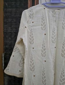 Elegant White Kurta