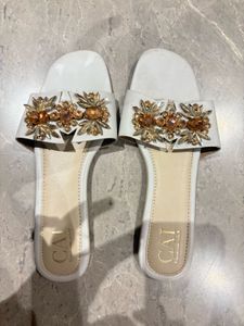 Cai Embellished Sandals With Stones