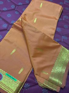 Elegant Orange Saree