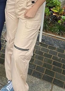 Nude Cargo Pants