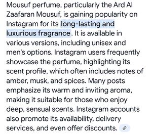 MOUSUF Perfume