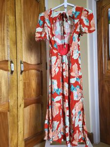 Cotton Maxi Floral Dress