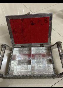 Dryfruits Tray With Attached Lid