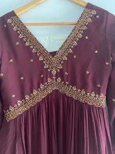 Designer Pleated Anarkali