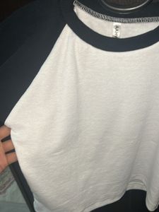 Black And White Aesthetic Crop Top