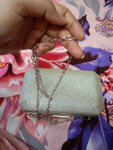 Glitter &amp; Sequined Wedding Bridal Clutch