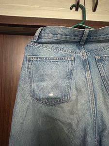 Light Wash Denim Jeans - Zara