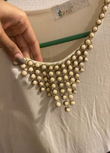 Chic Feather Print Maxi Dress