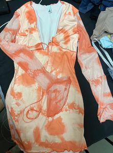 Abstract Bodycon Dress