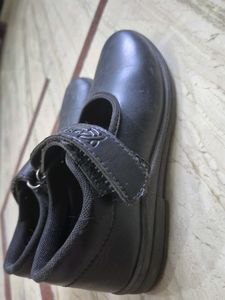 Girls Black School Shoes
