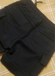 Black Denim Shorts For Women&#39;s