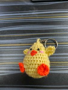 Handmade Duckling Keyring