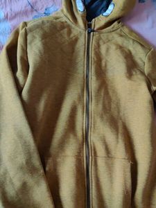 Gold Full-Zip Hoodie