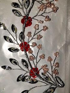 Red Floral Hair Accessory