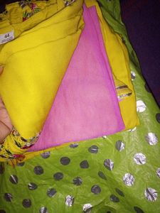 BEAUTIFUL Yellow 3 PCS SUIT SET.