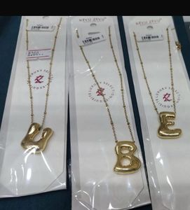 Letter Pendant Necklace