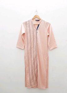 ✨ Multicolored Embroidered &amp; Peach Kurta Pack Of 2