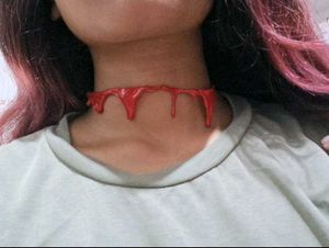 Dripping blood choker