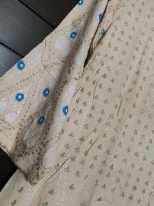 W Brand Women Embellished Printed Cotton Kurta