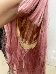 pink cosplay wig