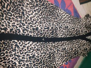 Leopard Print Abaya/ dress 👗