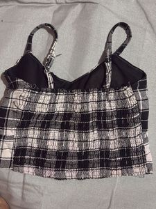 Plaid Crop Top