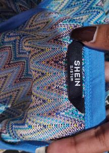 Chevron Knit Mini Dress