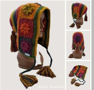 Crochet Patchwork Beanie ( pinterest design)