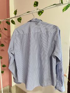 Oversized Striped Korean  Shirt