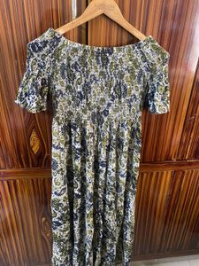 Floral Off Shoulder Dress