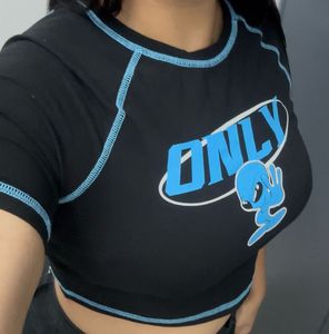 ONLY Graphic Crop Top