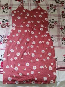 Daisy Print Mini Dress