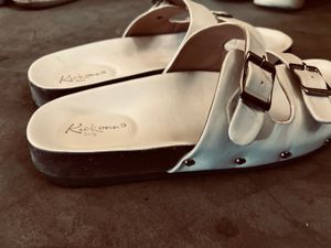 White Beautiful Flat For Women