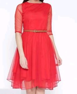 Beautiful Red Onepiece Dress