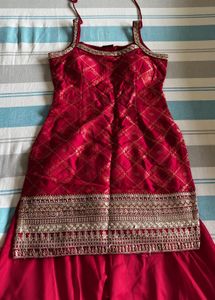 Red Kurta Set Women