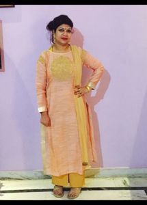 Combo Of Kurta Plazo N Duppata