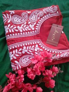 Lucknawi Chikankari Cotton Kurta