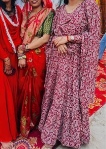 Full Flayed Gown 3 Pice Set