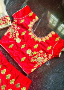 Red Lehanga Choli