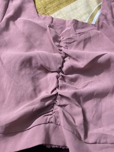 Peach Crop Top