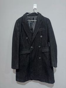 Elegant Wool Blend Overcoat