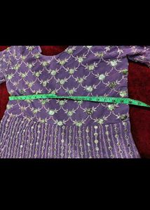 Heavy Sequins Work Gown With Dupatta And Pant