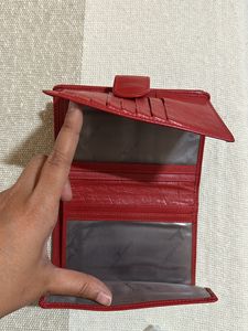 Wine Red Rare Urban Forest Wallet