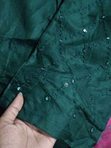 Green Kurta Set