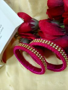 Combo Handmade Silk Bangles