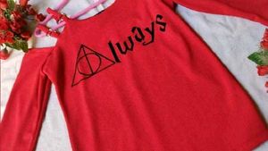 Red &#39;Always&#39; Graphic Tee