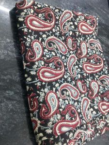 Paisley Print Cotton Fabric 2.5 Mtr