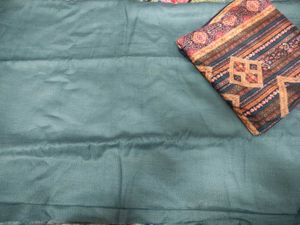 Winter Pashmina Suit With Velvet Dupatta