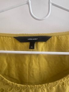 Schiffli Embroidered Peplum Top