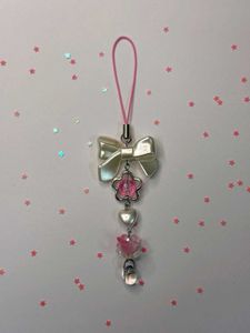 Trendy Handmade Pink Pearly Charm for Phone & Bags